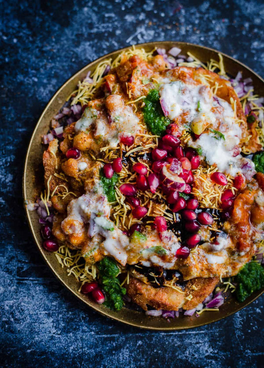 VEGAN ALO TIKKI CHAAT