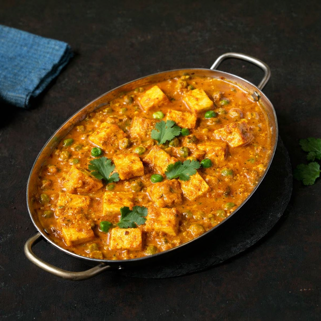 VEGAN MUTTER PANEER