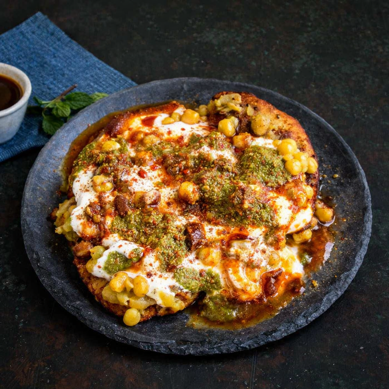 TIKKI CHOLE CHAAT